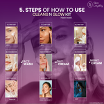 Perfect Korean Glass Skin: 3-Step Cleans n Glow Kit